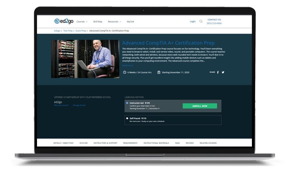 ed2go Basic CompTIA A+ Certification Prep