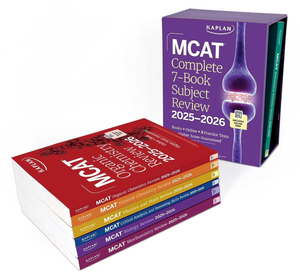 Kaplan MCAT Prep Book Subject Review + Practice Tests