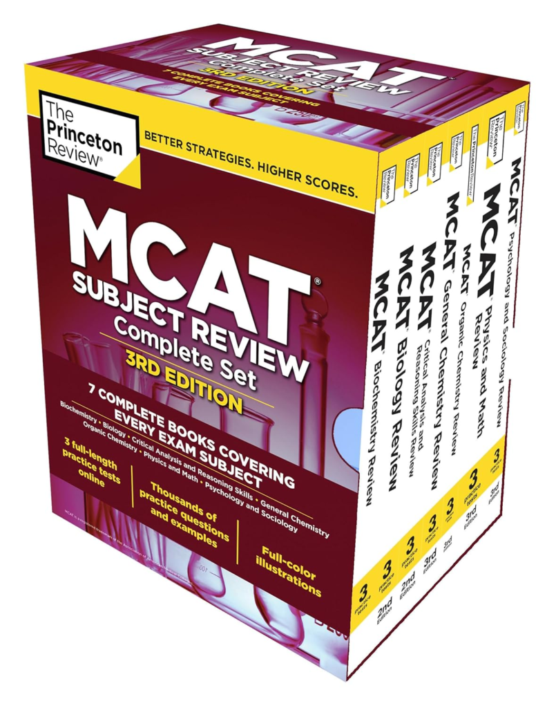 Princeton Review MCAT Prep Book Set – Best for Strategy & Practice