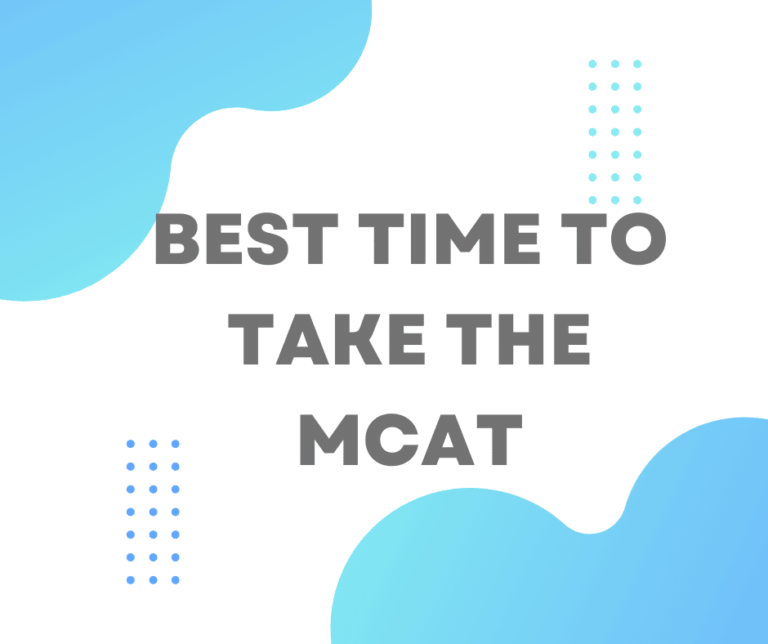 When Should You Take The MCAT?