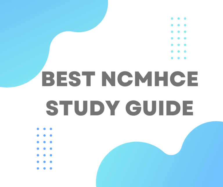 Best NCMHCE Study Guide of  2025