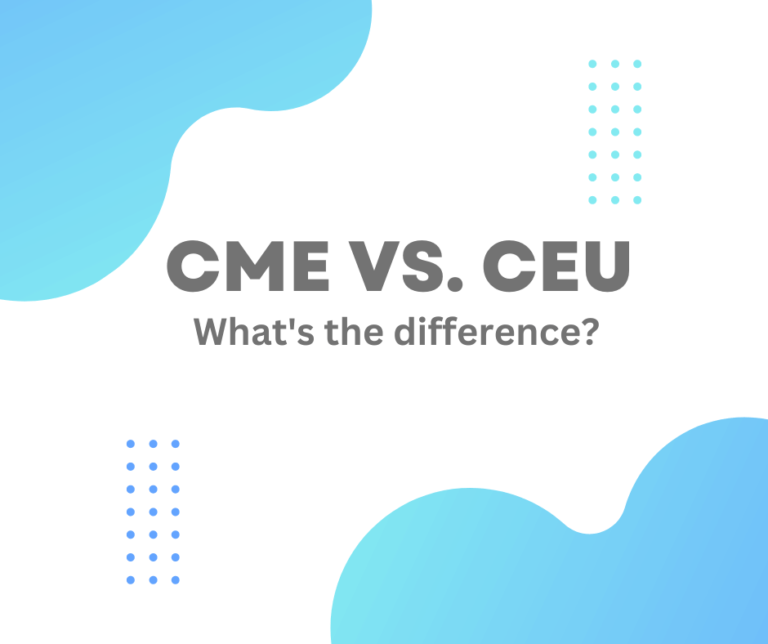 CME vs. CEU: Understanding the Difference