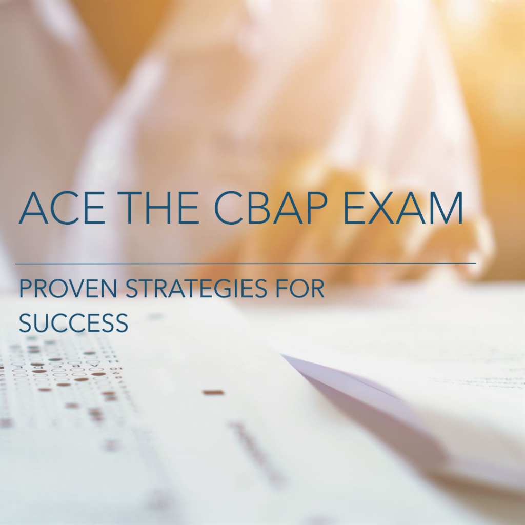 CBAP Exam Prep Strategies Guide