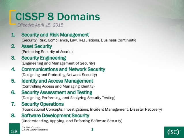 The Eight Domains of the CISSP Exam