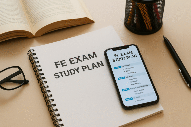 3-Month FE Exam Study Plan (with PDF Download)
