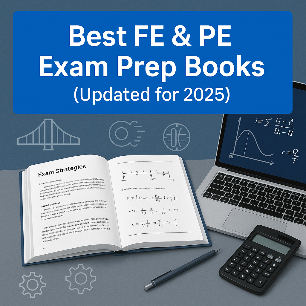 Best FE & PE Exam Prep Books (Updated for 2025)